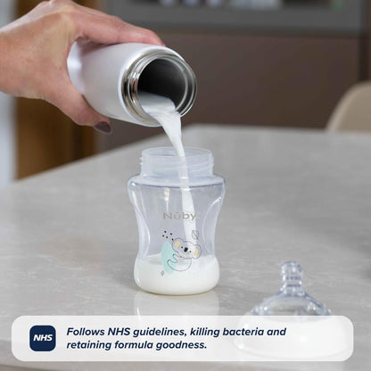 Nuby Rapid Cool Flasks (White) - Pack of 2