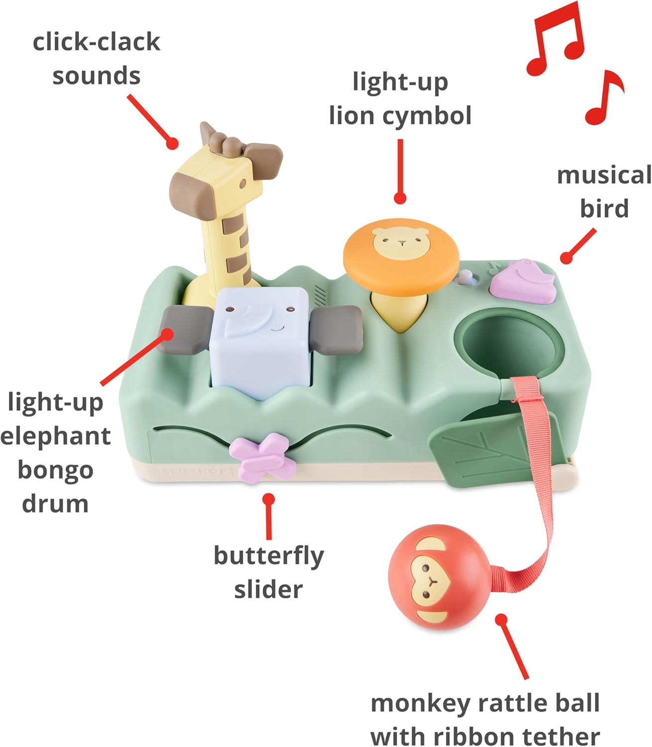 Skip Hop Geometric Wonders Musical Pounding Bench