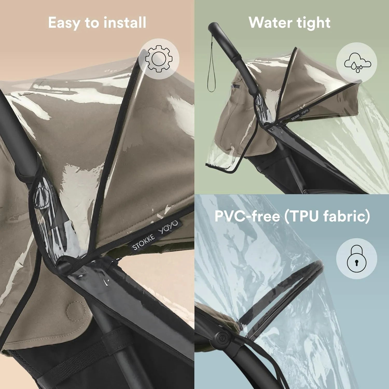 Stokke YOYO3 6+ Rain Cover (Clear)