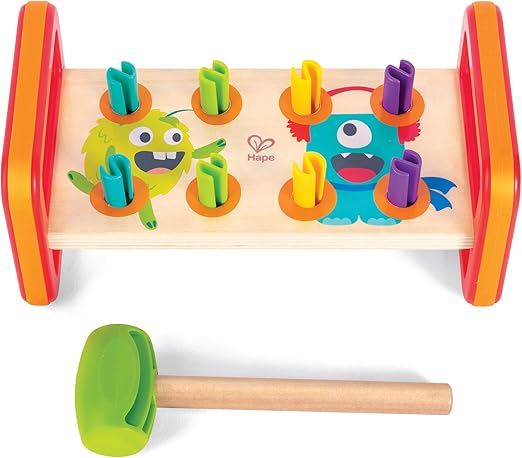 Hape Monster Match 'N' Smash Hammer Bench