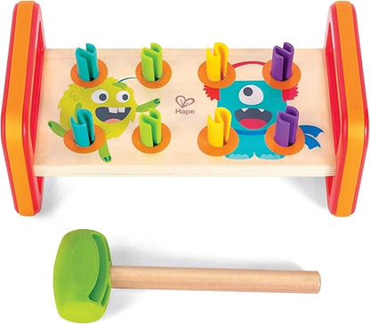 Hape Monster Match 'N' Smash Hammer Bench