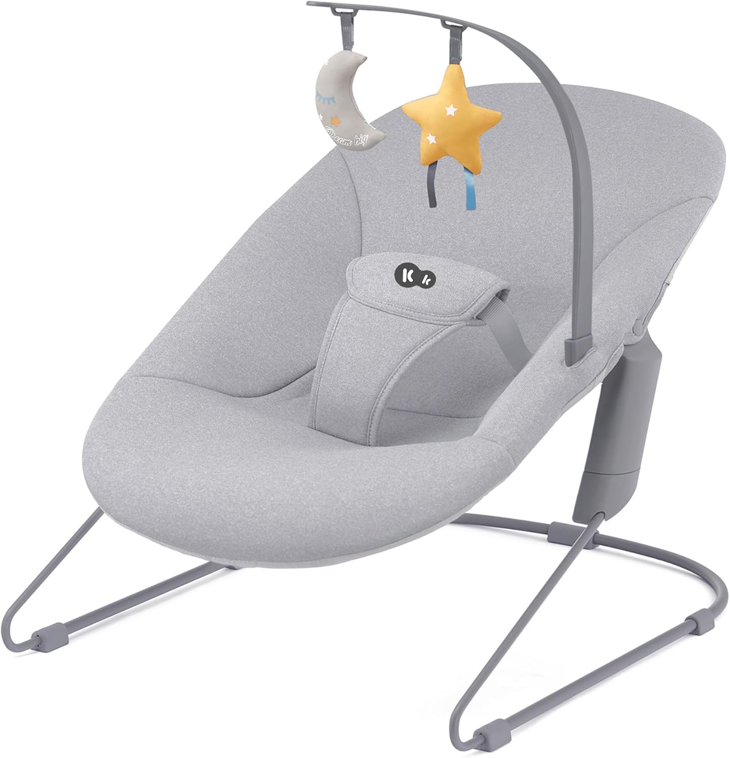 Kinderkraft Calmee Baby Bouncer, Grey