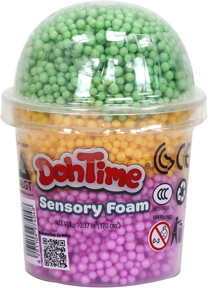 DohTime Sensory Foam 3 Colors PDQ12 WOC