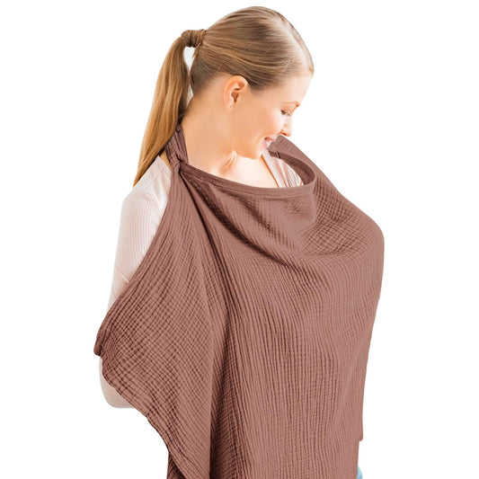Konssy Muslin Nursing Cover for Baby Breastfeeding