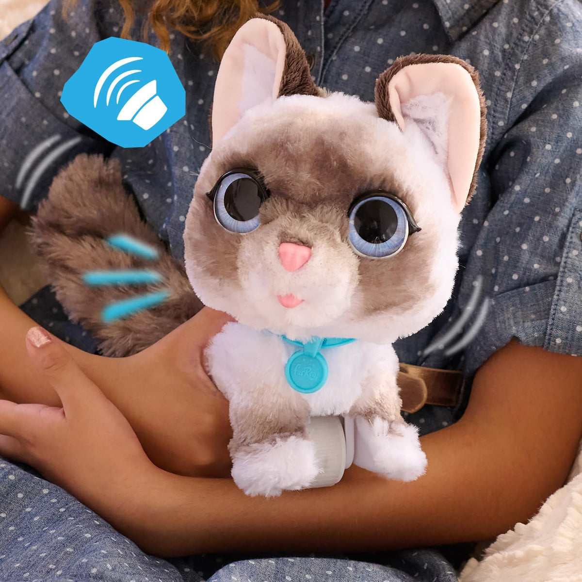 FurReal - Wagalots Kitty Small Interactive Plush Toy