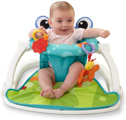 Konig Kids Baby Sit-Me-Up Floor Seat with Toys (Blue Green)