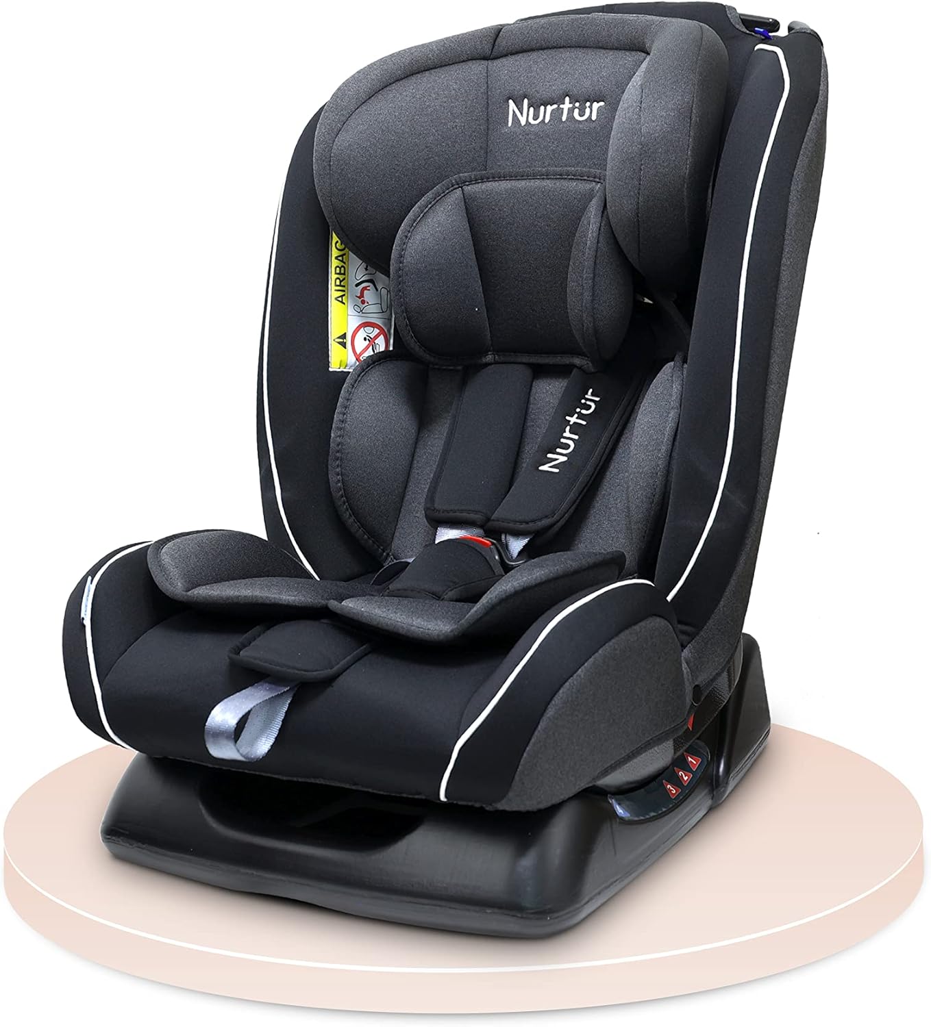 Nurtur Otto 4 In 1 Car Seat (Black, 0-3y)