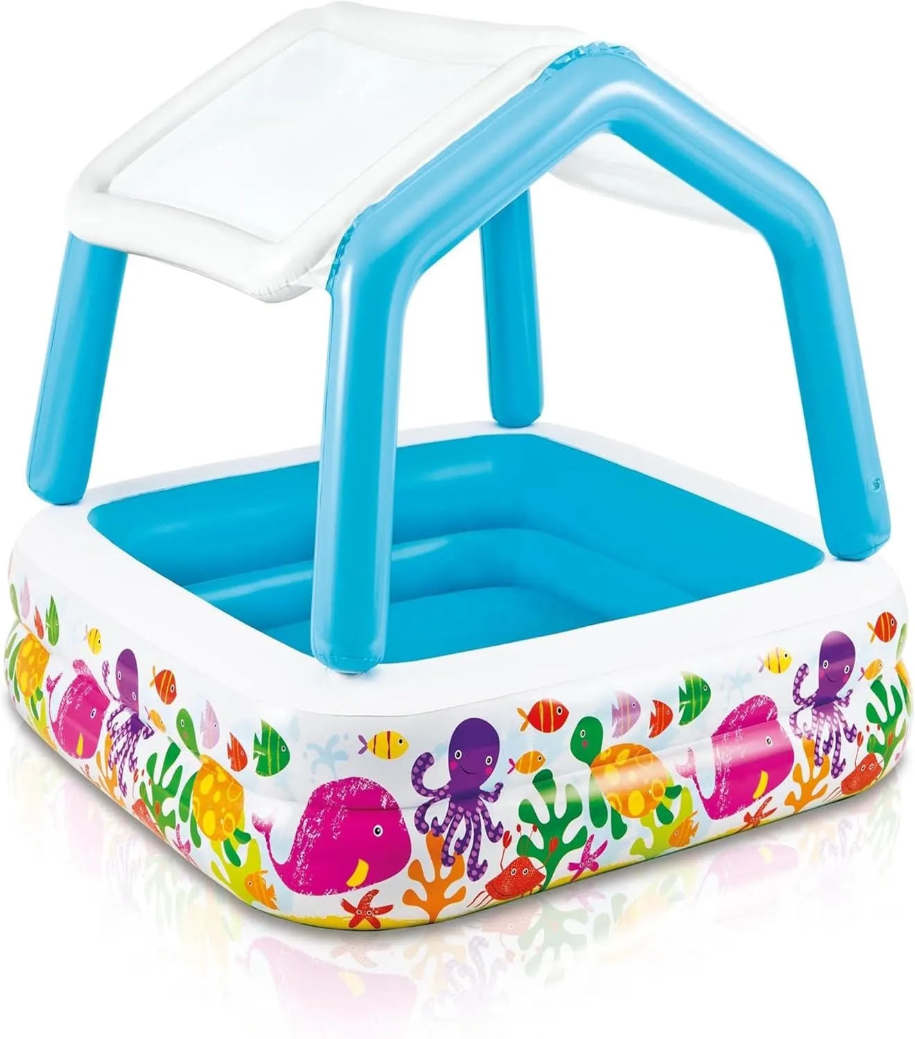 Intex Ocean Scene Inflatable Kiddie Pool (Ocean Scene)