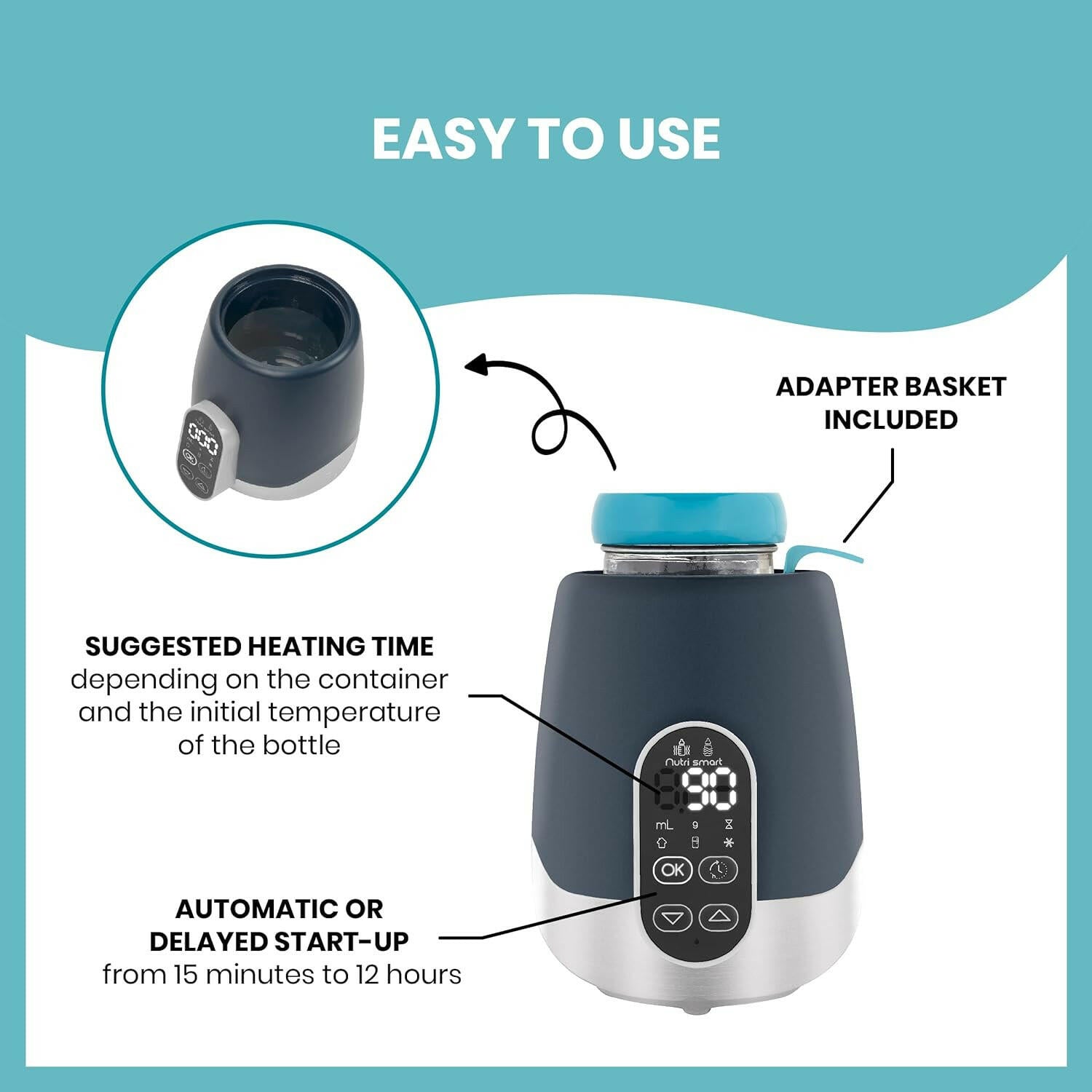 Babymoov NutriSmart Car/Home Bottle Warmer