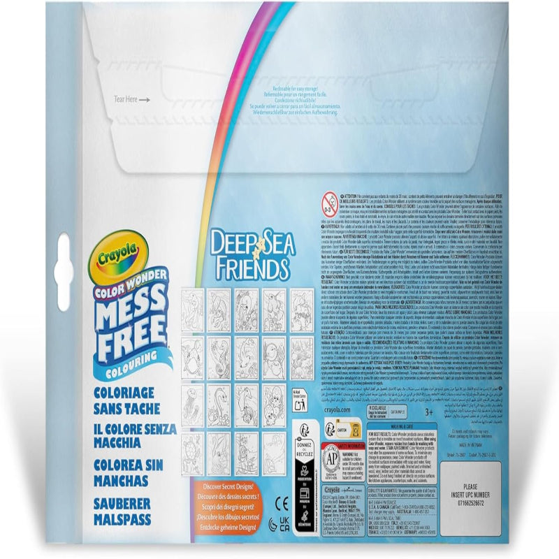 Crayola Color Wonder – Sea Friends Coloring Pages & Markers