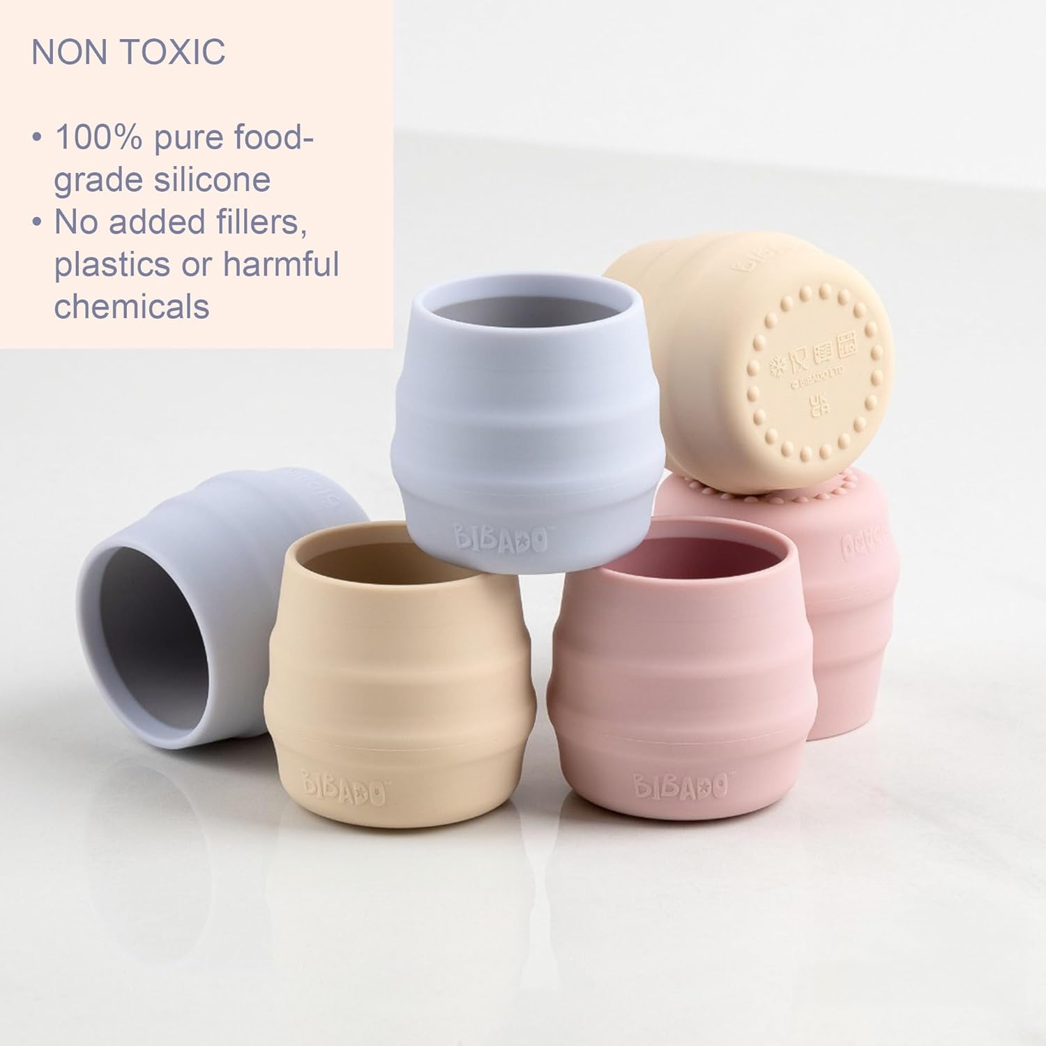 Bibado Sippit Silicone Baby Cup - Pack of 2