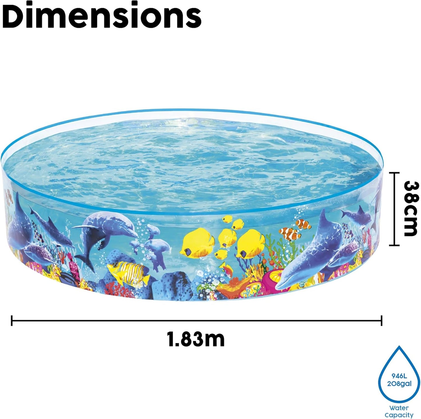 Bestway Fill 'N Fun Odyssey Pool (1.83m x H38cm)