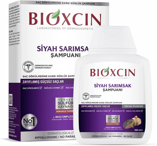 Bioxcin Black Garlic Shampoo (300ml)