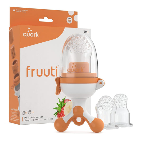 Quark Fruuti Silicone Fruit Feeder (Orange)