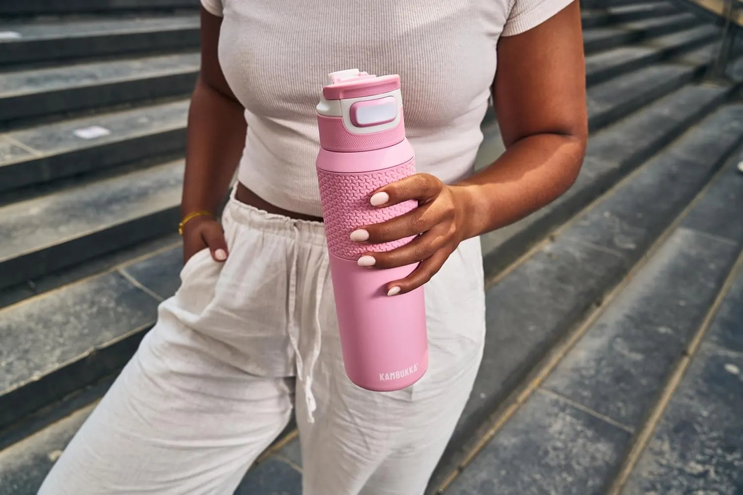 زجاجة ماء كامبوكا إلتون مزدوجة الجدار معزولة بتفريغ هوائي (1000ml)