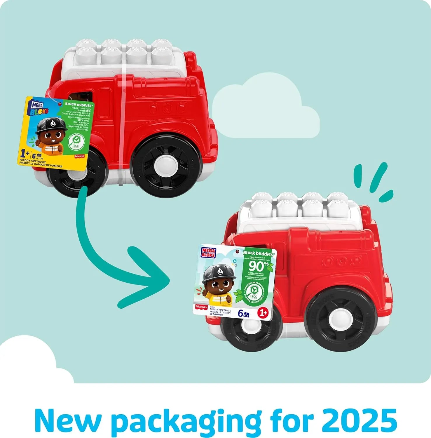 Fisher Price Lil' Vehicles  Fire Truck