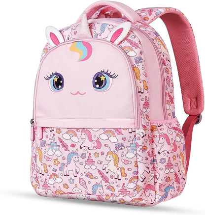 Nohoo Kids 16 Compartment School Bag Unicorn