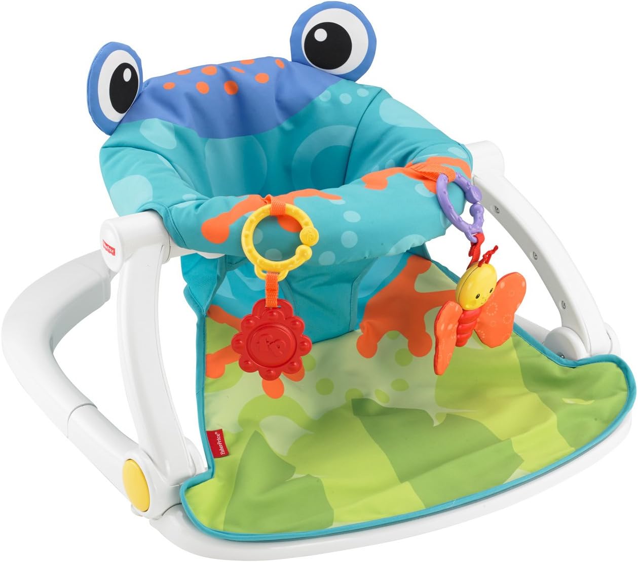 Konig Kids Baby Sit-Me-Up Floor Seat with Toys (Blue Green)