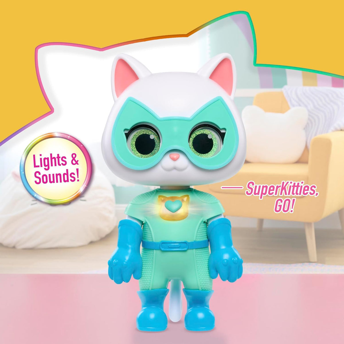 SuperKitties Bitsy Cat-Tastic Transforming Figure