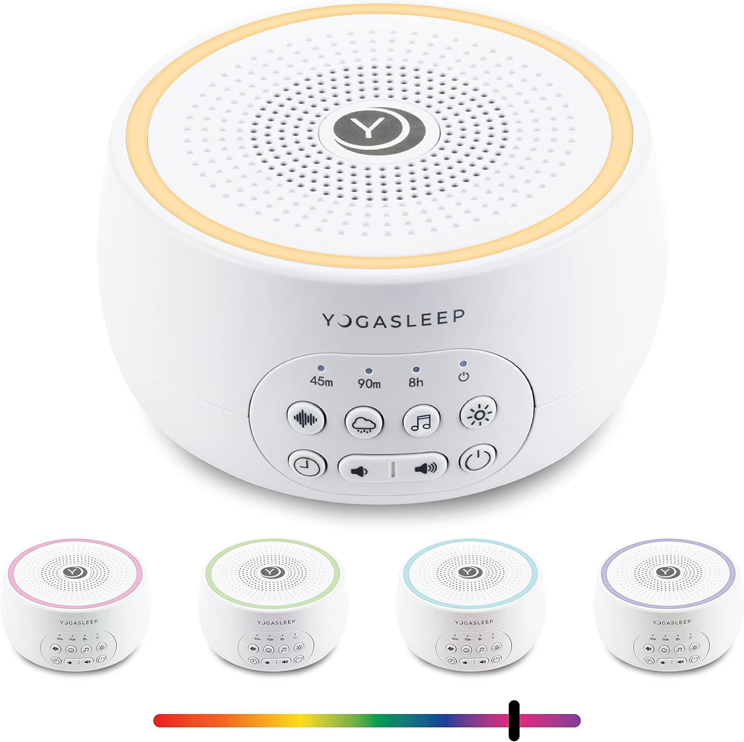 Yogasleep Dreamcenter Multi Sound White Noise Machine with Night Light, White