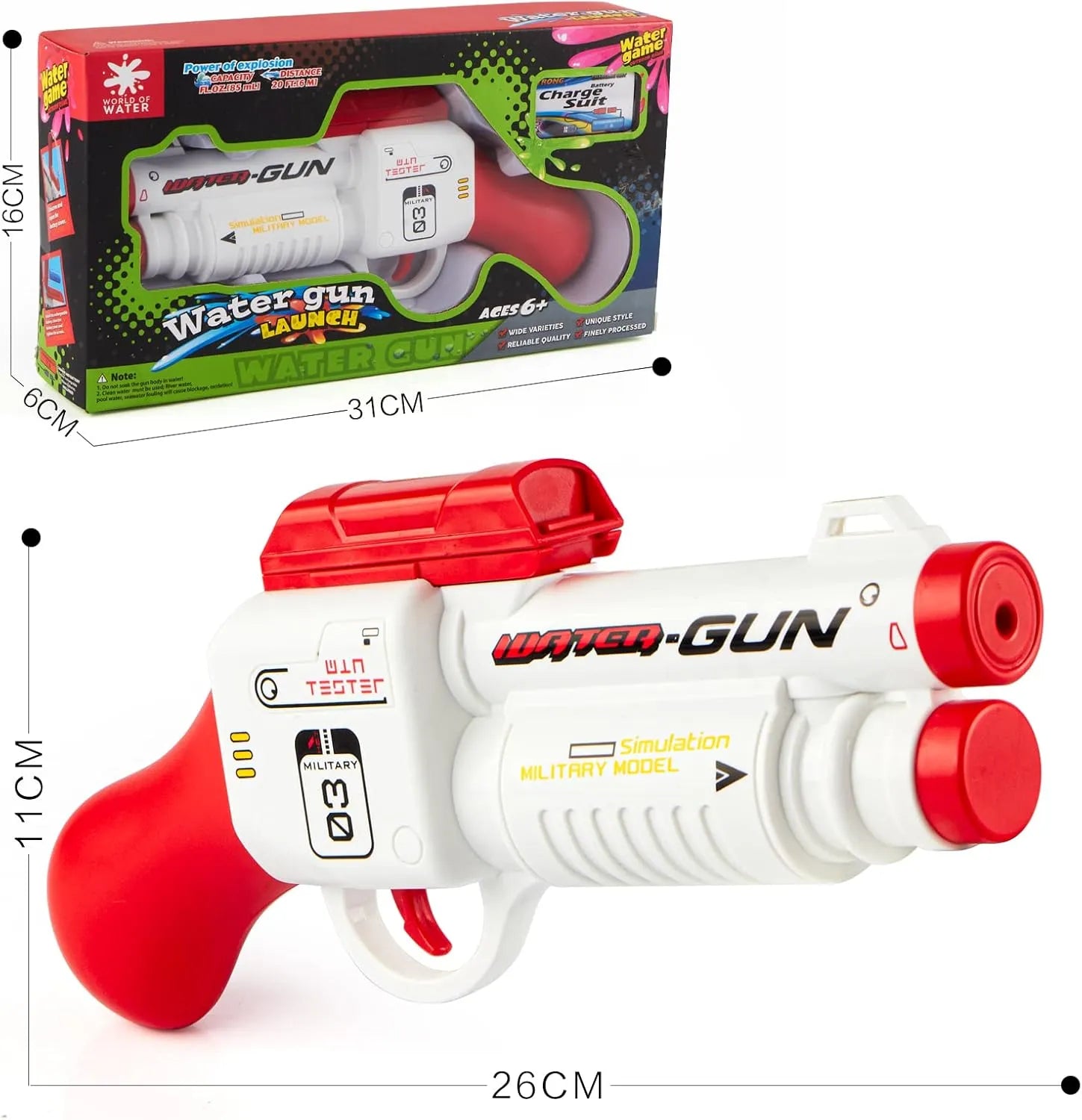 Hang Wing Electric Water Gun for Adults Squirt Gun