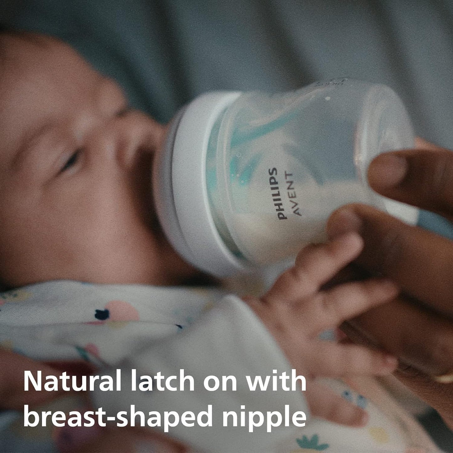 زجاجة رضاعة للأطفال فيليبس أفنت ذات الاستجابة الطبيعية مع صمام خالٍ من الهواء، 125ml