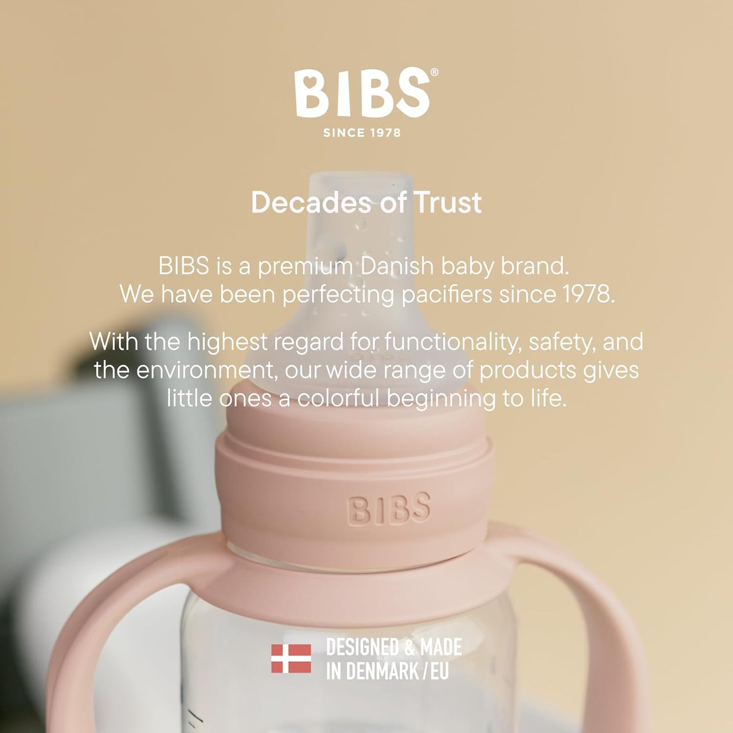 BIBS Baby Bottle Spout Silicone - Pack of 2 (6m+)