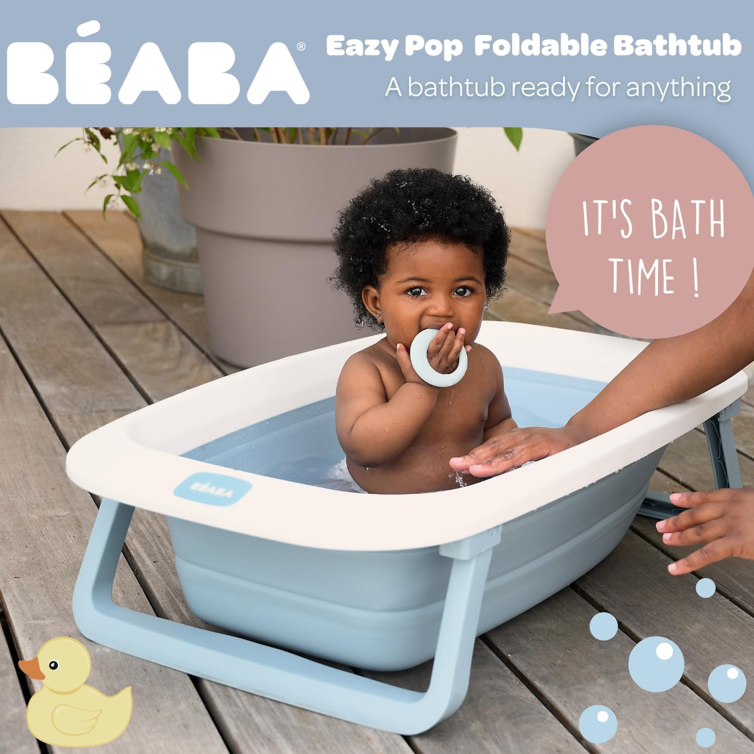 Beaba Eazy Pop Camele'O Bathtub, Baltic Blue