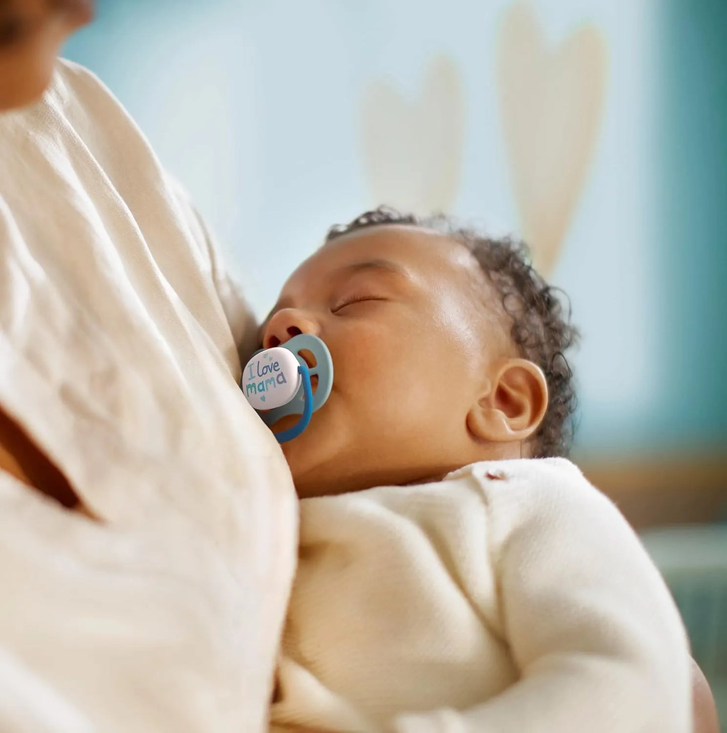 Philips Avent لهاية فائقـة التهوية (قطعتان) لعمر 0-6 أشهر - أحب أمي