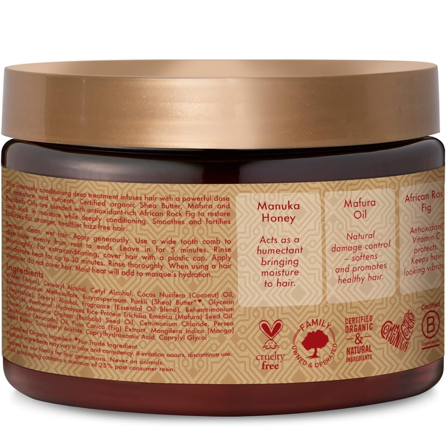 Shea Moisture Manuka Honey & Mafura Oil Masque (354ml)