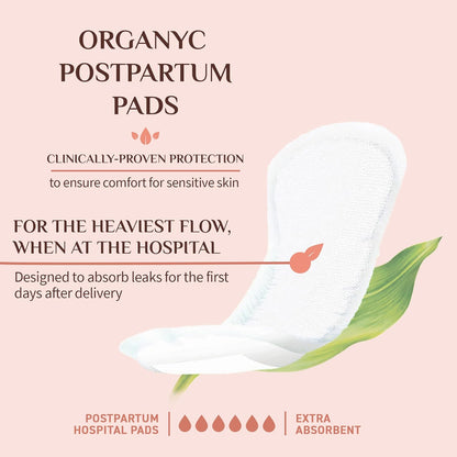 Organyc Cotton Inside and Out for Women Maternity (12 Pads)