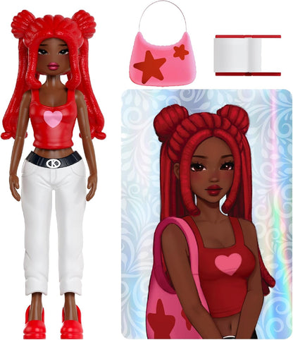 Dress To Impress - Mystery Models Superstar Collectible Doll Set with Star Storage Case - 5 Pieces