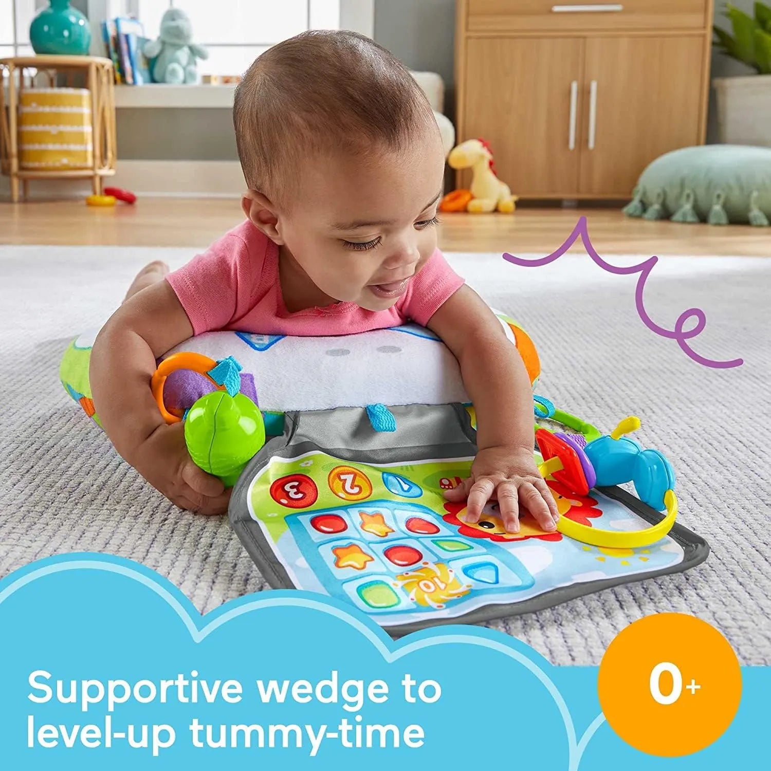 Fisher Price Littlest Gamer Tummy Time Wedge