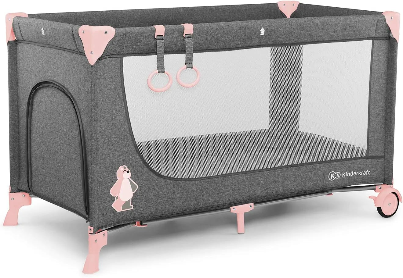 Kinderkraft Joy Folding Bed without Accessories (Pink)