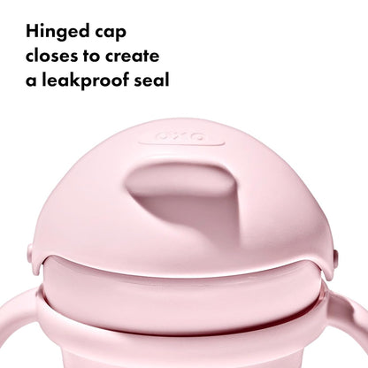 كوب شرب بمصاصة للانتقال من OXO Tot بمقابض قابلة للإزالة، 6oz