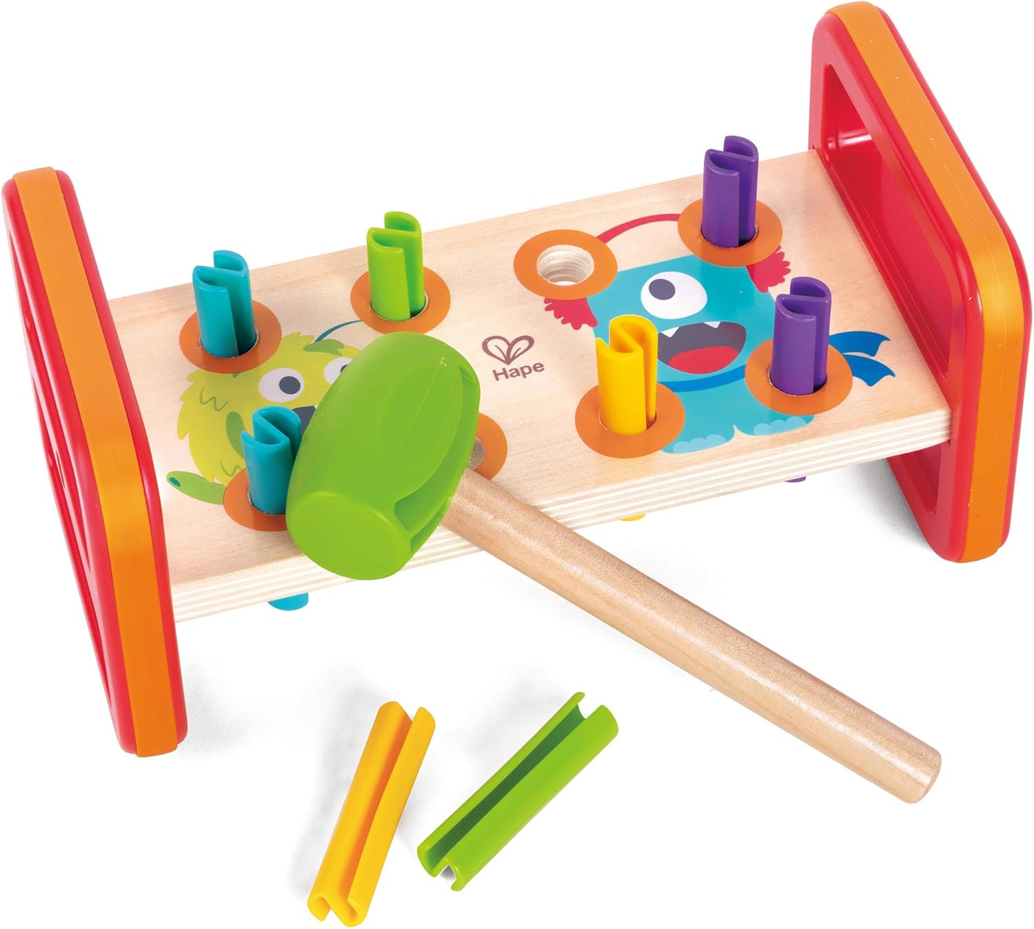 Hape Monster Match 'N' Smash Hammer Bench