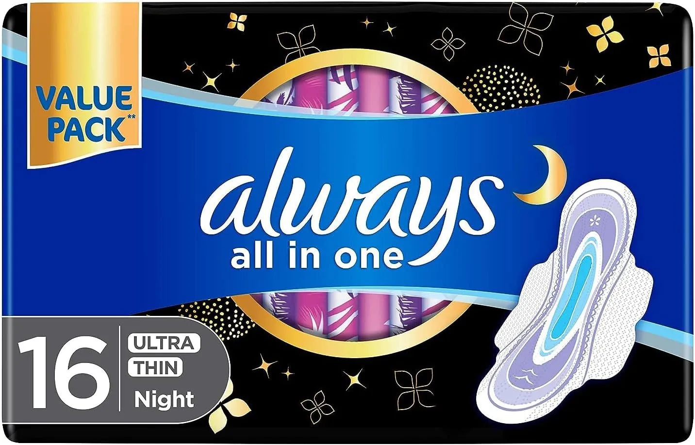 Always Ultra Thin NW XL Night Pads (8x16)