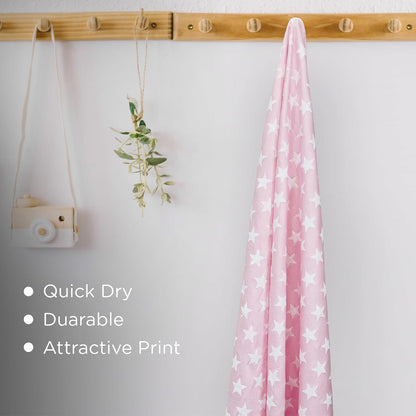 Nuluv Printed Quick Dry Super Absorbent Baby Towel (Girl)
