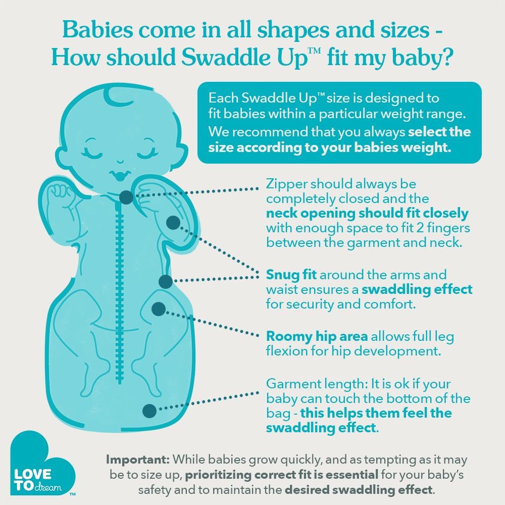Love to Dream Swaddle Up 1.0T Stretch Cotton - Stage 1 (Oatmeal Marl)