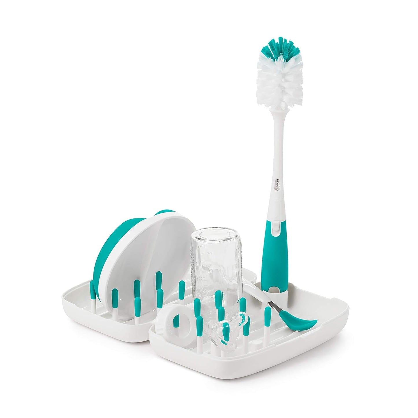 OXO Tot Travel Size Drying Rack with Bottle Brush