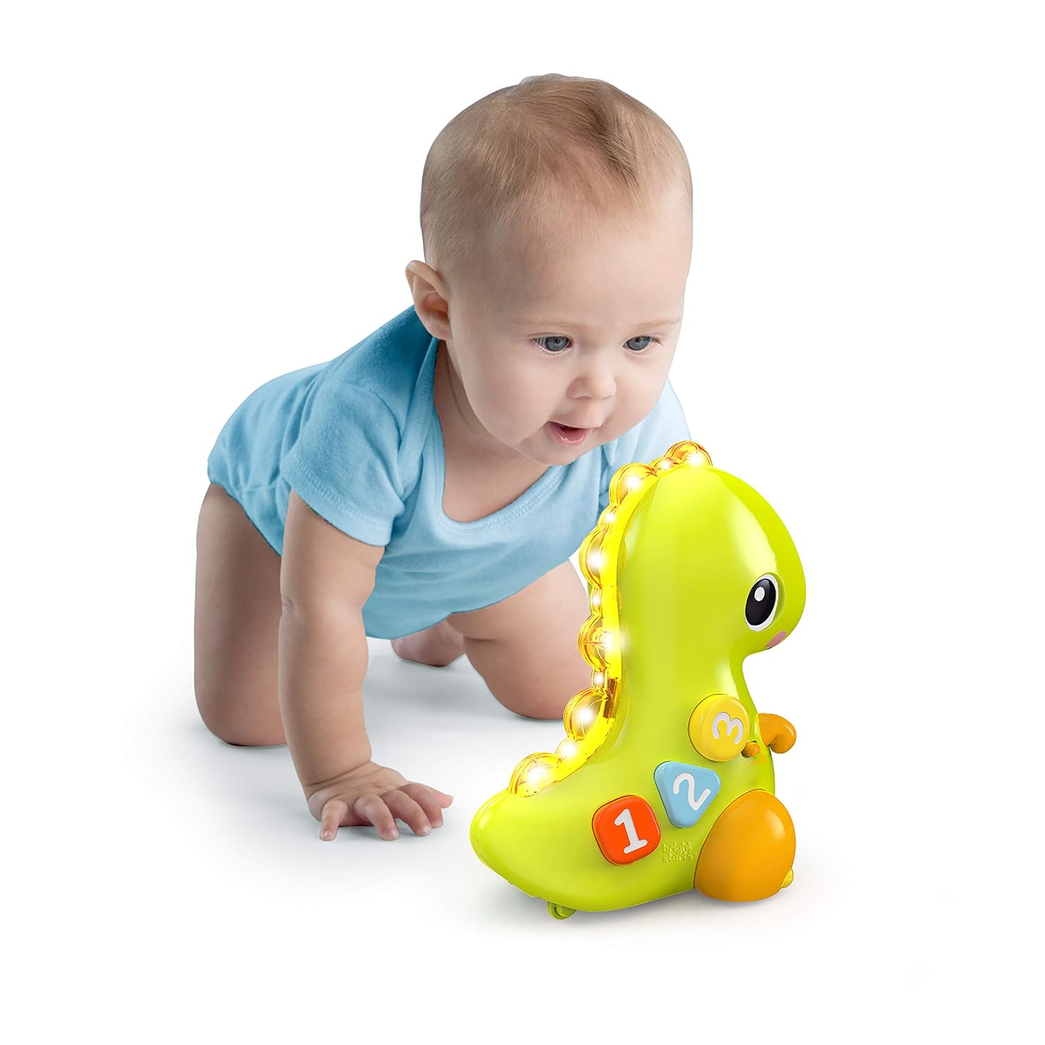 Bright Starts  Go, Go, Dino Crawl & Count Toy