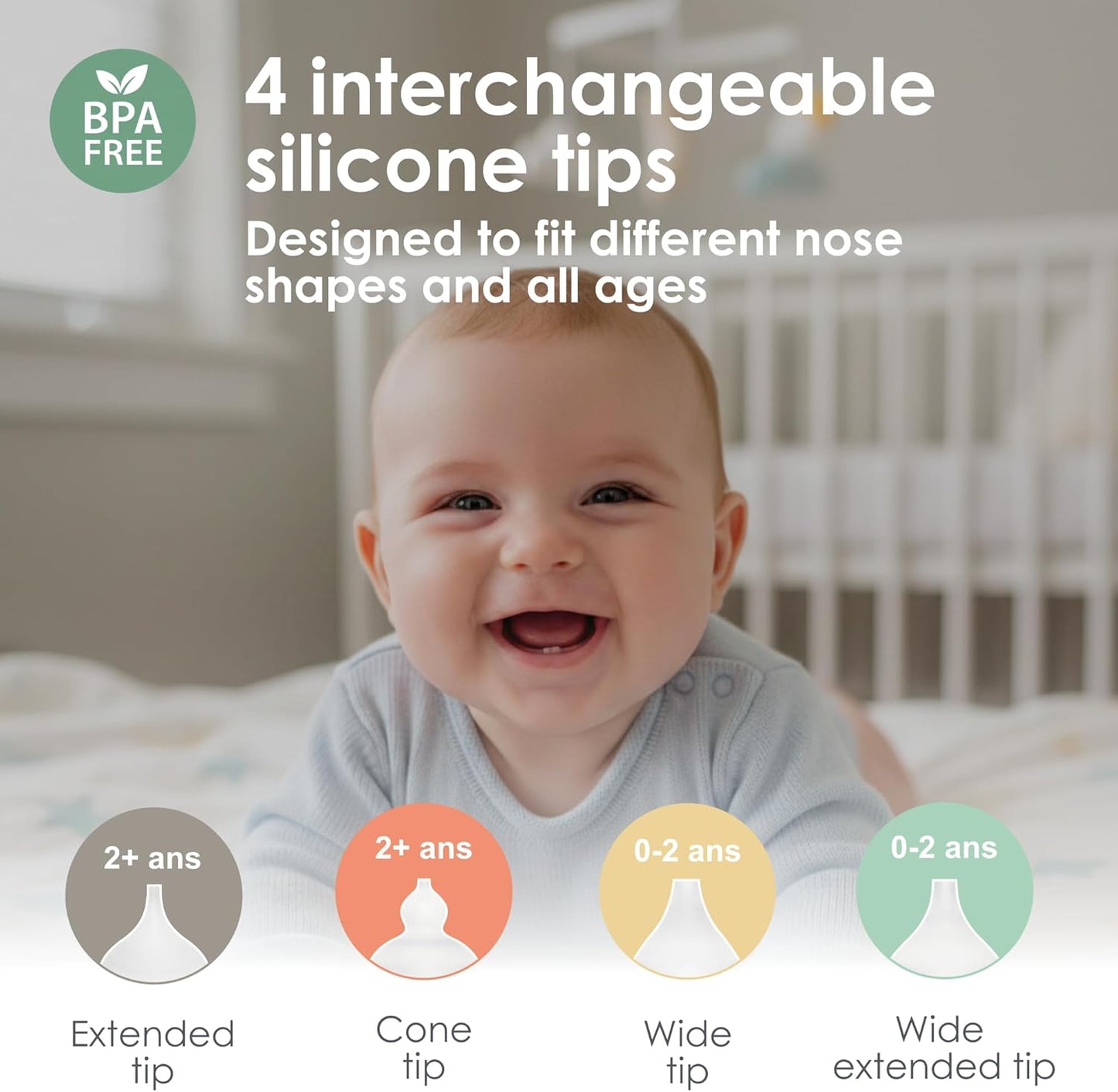 Bbluv Rino Pro Rechargeable Nasal Aspirator With Music (0m+)