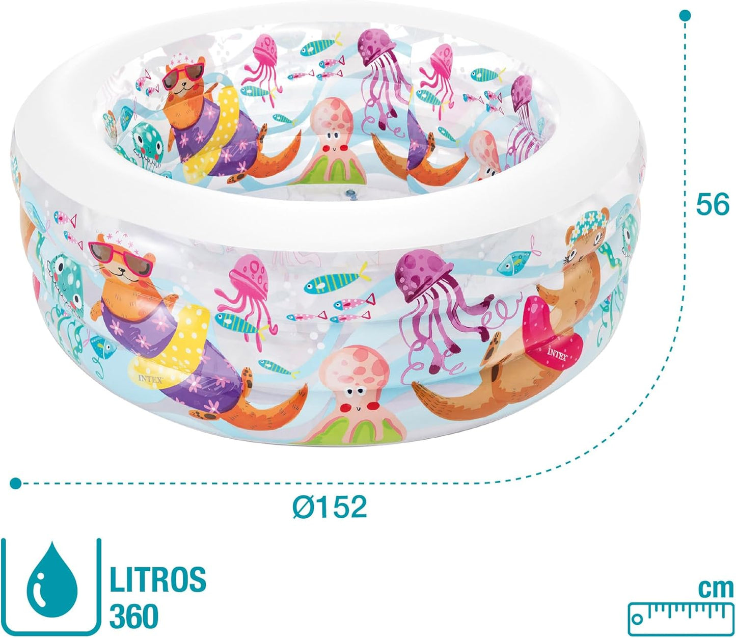 Intex Little Otter Pool, W/ Infl. Floor (1.52mx56cm)