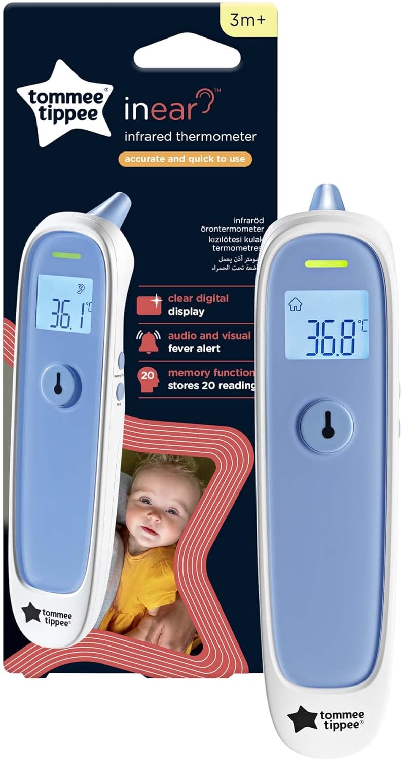 Tommee Tippee InEar Digital Thermometer, 3m+