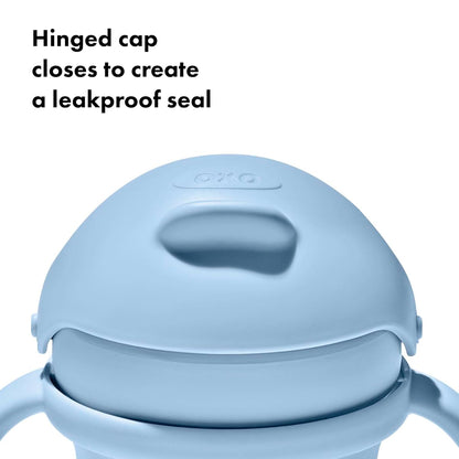 كوب شرب بمصاصة للانتقال من OXO Tot بمقابض قابلة للإزالة، 6oz