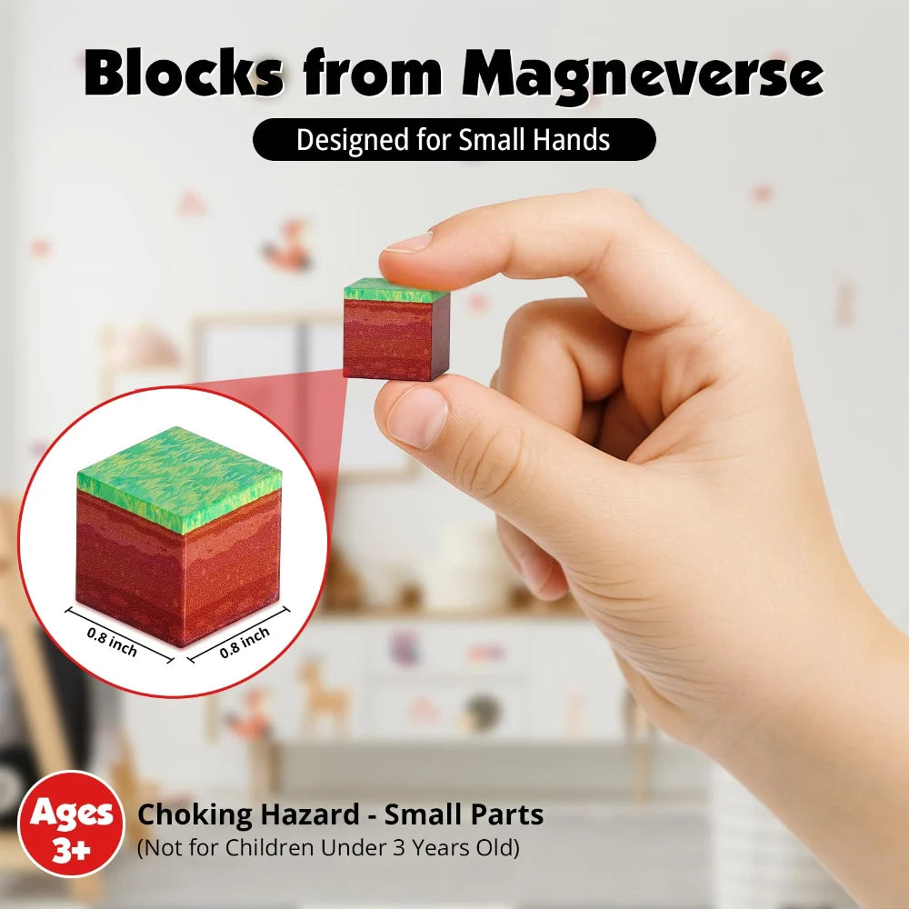 Magney Cube 300-Piece Magnetic Building Set