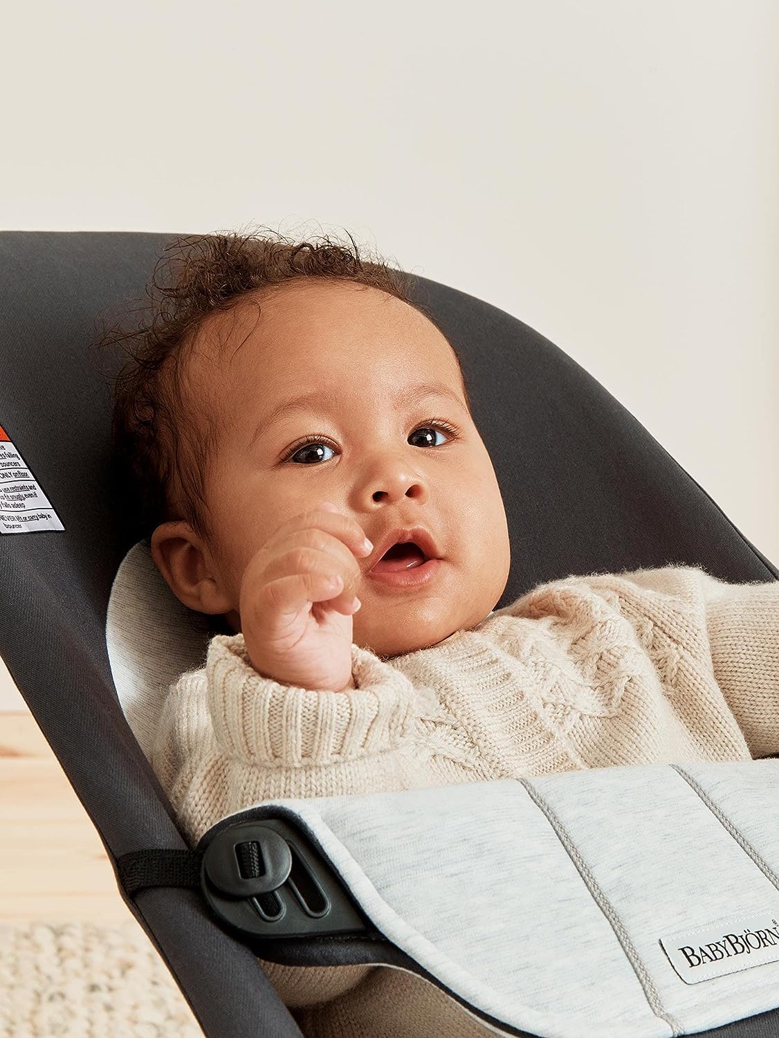 BabyBjorn Bouncer Balance Soft, Woven/Jersey, Dark Grey/Grey