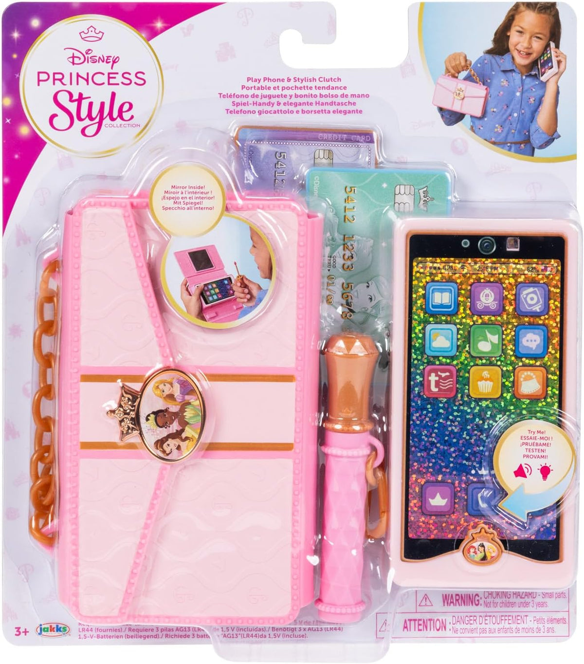 Disney Princess - Style Collection Play Phone & Stylish Clutch Case