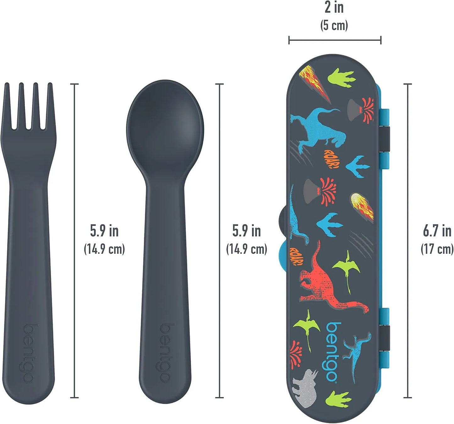 Bentgo Kids Plastic Utensil Set