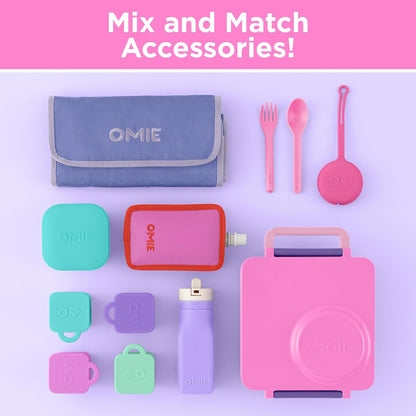 Omie Box Thermos Lunch Box For Kids Dual Insulation 3 Way Color (250ml)